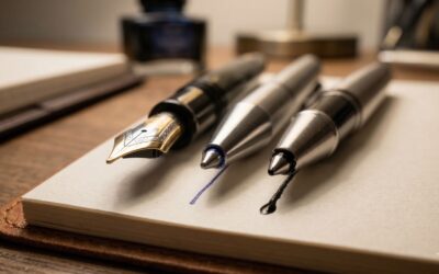 Fountain Pen vs. Ballpoint vs. Rollerball: The Ultimate Guide to Choosing the Right Writing Instrument